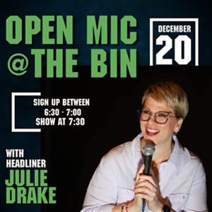 Open Mic with JULIE DRAKE!!